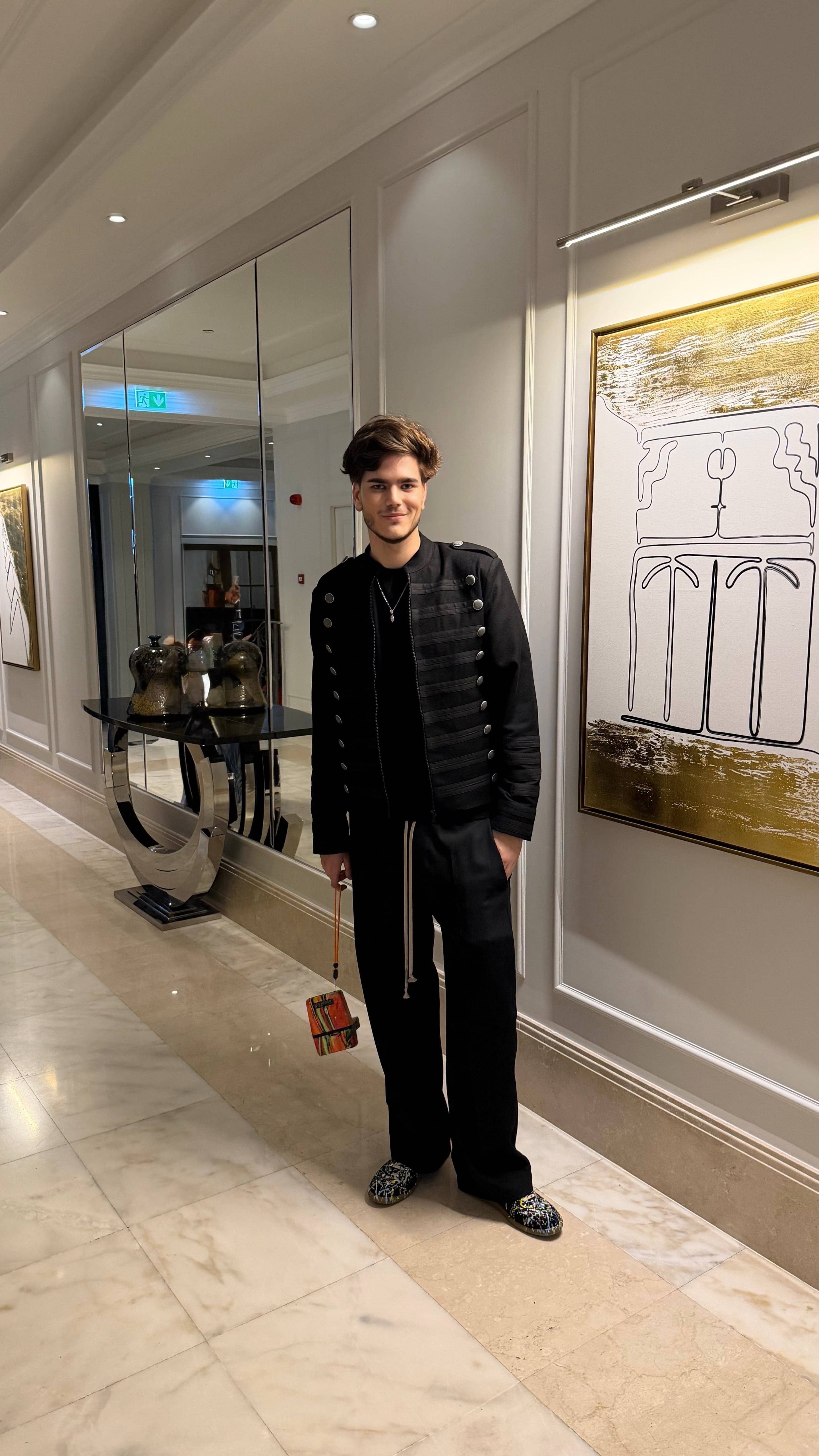 Stanciu Sebastian Ștefan — Romanian fashion designer portrait